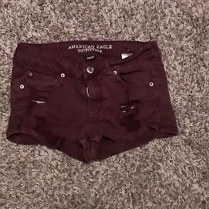 American Eagle shortie shorts